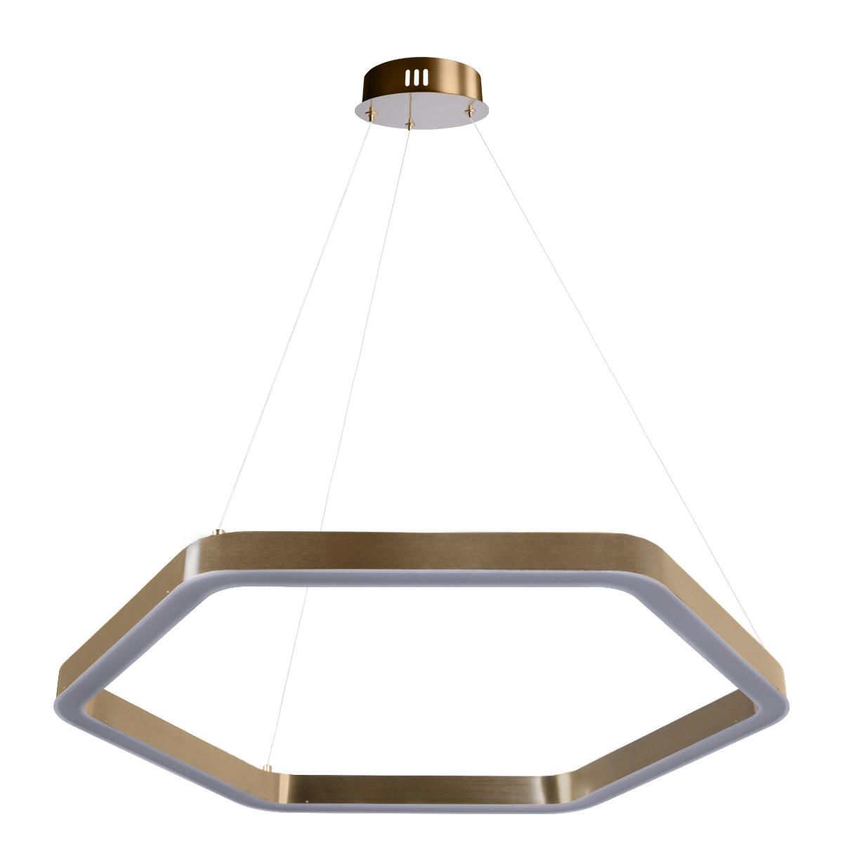 Подвесная светодиодная люстра Loft IT Titanium 10243M Gold