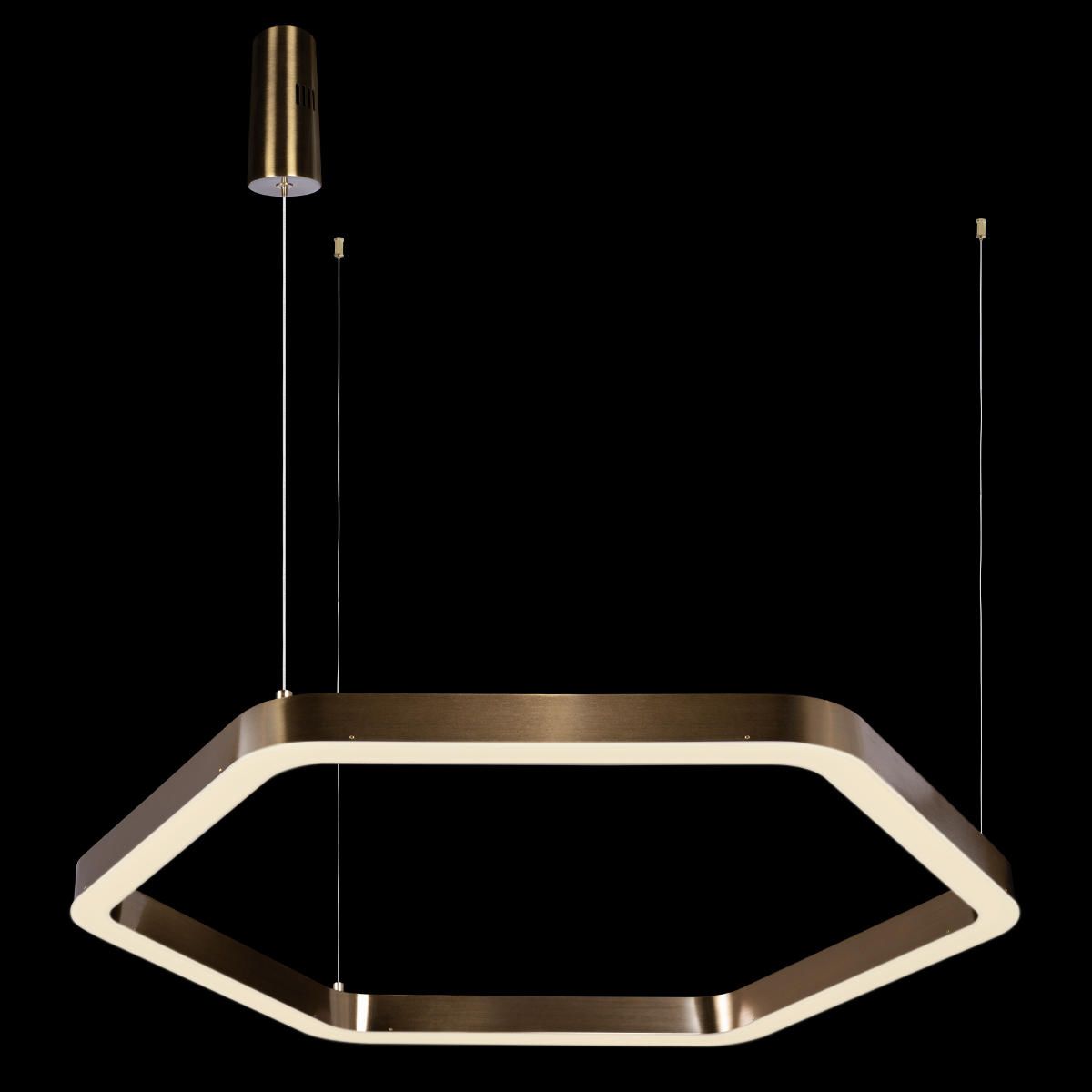 Подвесная светодиодная люстра Loft IT Titanium 10243M Gold