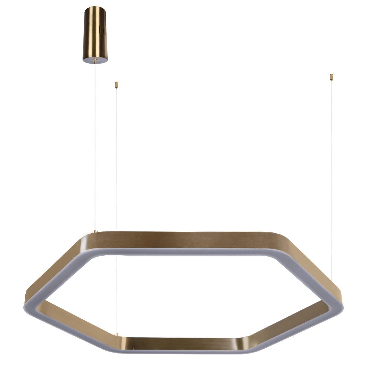 Подвесная светодиодная люстра Loft IT Titanium 10243M Gold