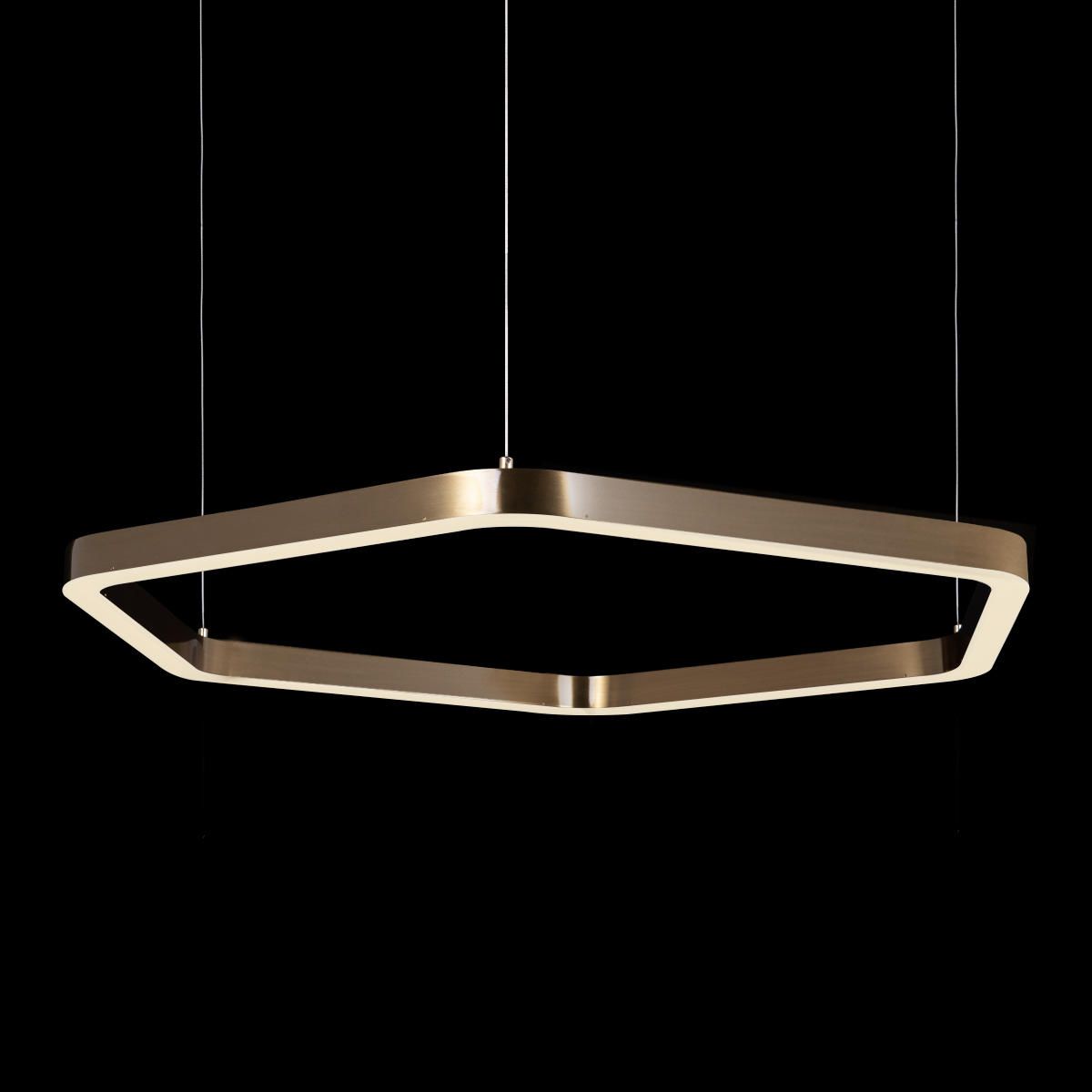 Подвесная светодиодная люстра Loft IT Titanium 10243L Gold