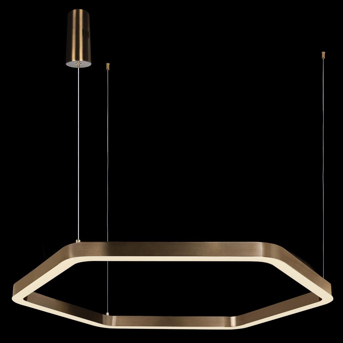 Подвесная светодиодная люстра Loft IT Titanium 10243L Gold