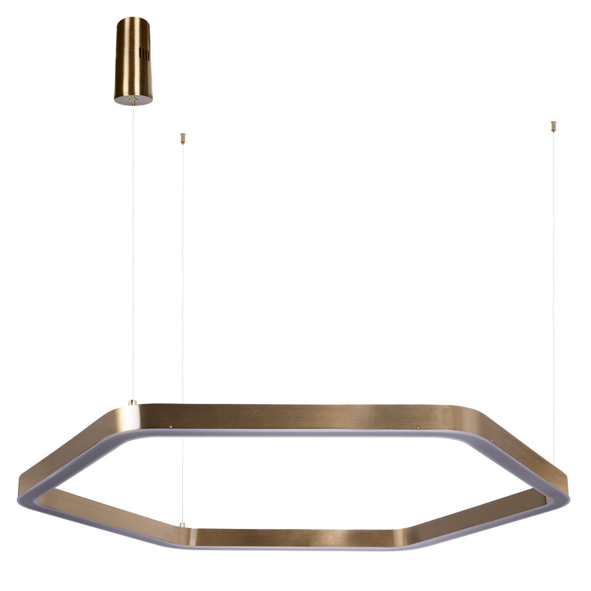 Подвесная светодиодная люстра Loft IT Titanium 10243L Gold