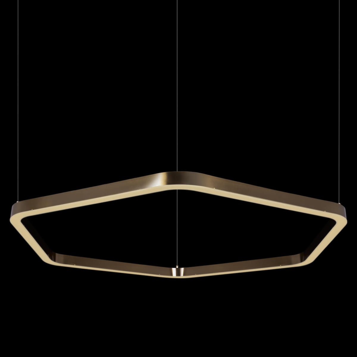 Подвесная светодиодная люстра Loft IT Titanium 10243XL Gold