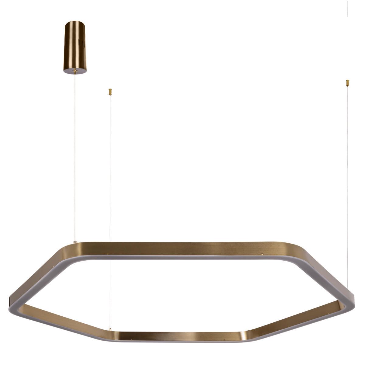 Подвесная светодиодная люстра Loft IT Titanium 10243XL Gold