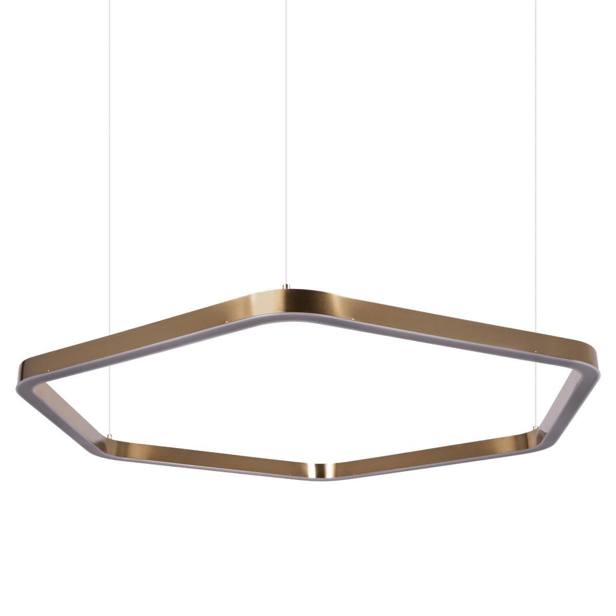 Подвесная светодиодная люстра Loft IT Titanium 10243XL Gold