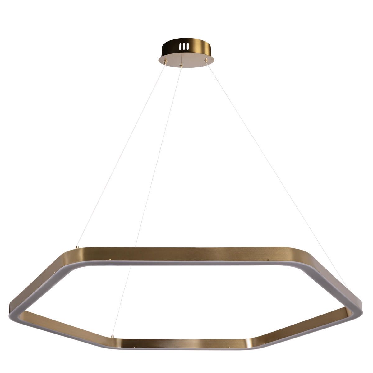 Подвесная светодиодная люстра Loft IT Titanium 10243XL Gold
