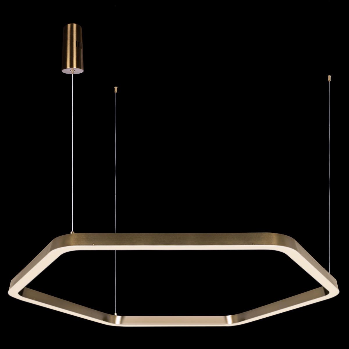 Подвесная светодиодная люстра Loft IT Titanium 10243XL Gold