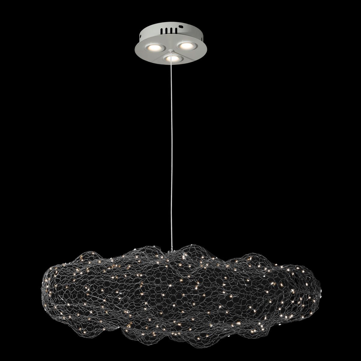 Подвесная светодиодная люстра Loft IT Cloud 10247/1000 Silver