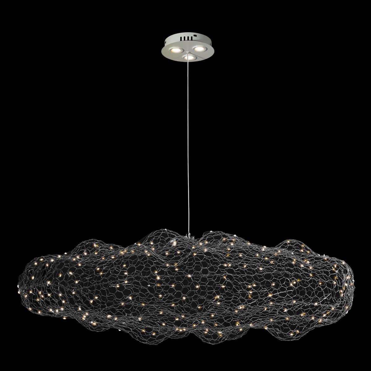 Подвесная светодиодная люстра Loft IT Cloud 10247/1500 Silver