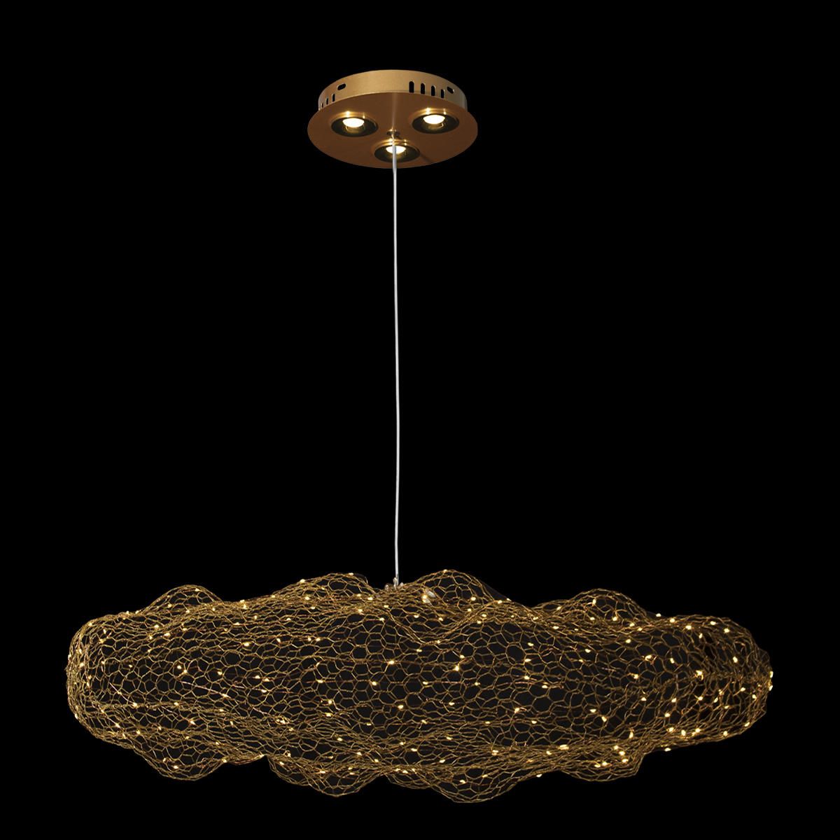 Подвесная светодиодная люстра Loft IT Cloud 10247/700 Gold