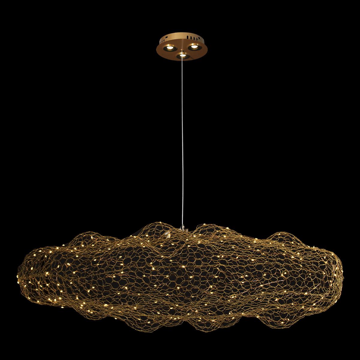 Подвесная светодиодная люстра Loft IT Cloud 10247/1500 Gold