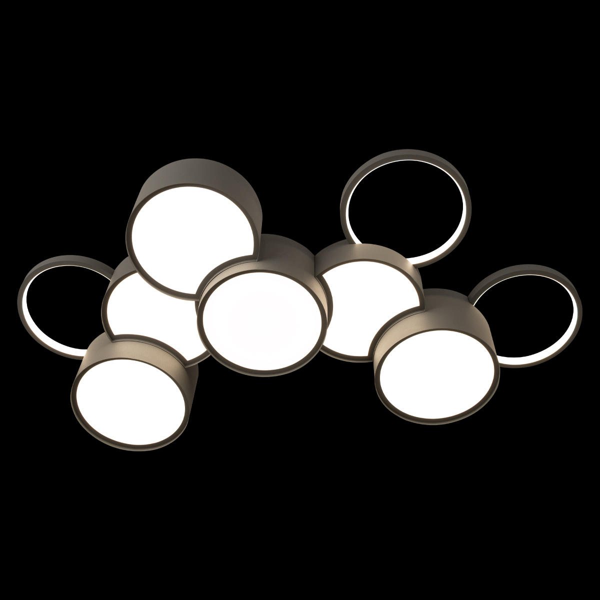 Потолочная светодиодная люстра Loft IT Pin 10317/9 Grey