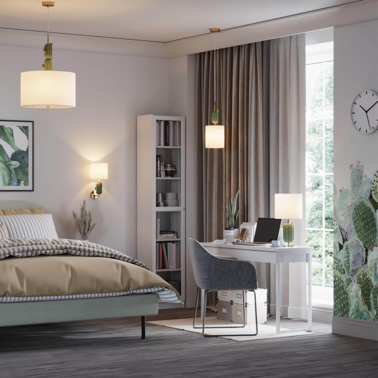 Подвесной светильник Odeon Light Exclusive Cactus 5425/1