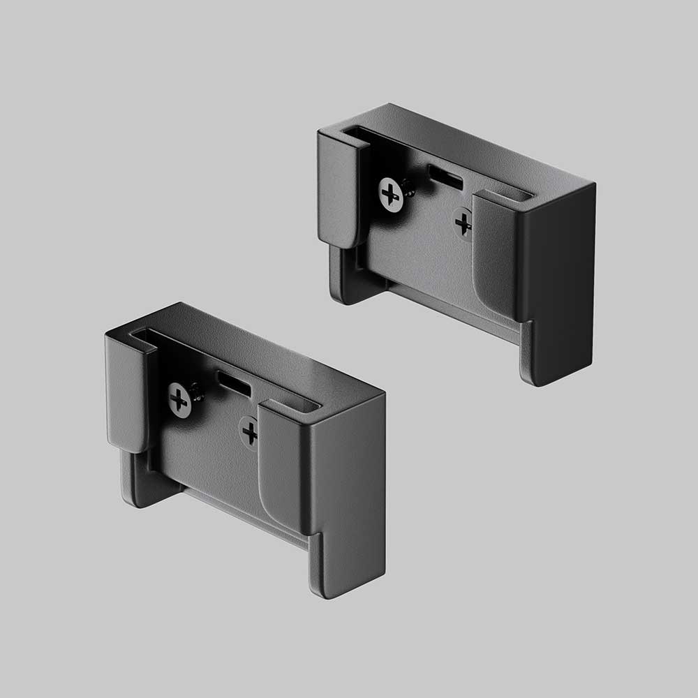 Заглушка двойная Maytoni Parity черная 2 шт TRA130BECDuo-B