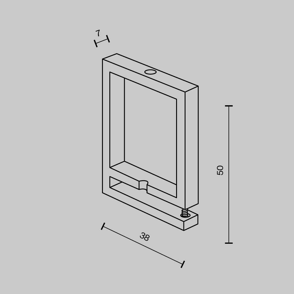 Крепление ремня Maytoni Parity черный 10 шт TRA130BS-B