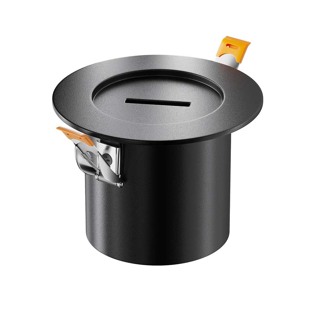 Чаша встраиваемая с коннектором питания Maytoni Parity черная TRA130RSC-2B