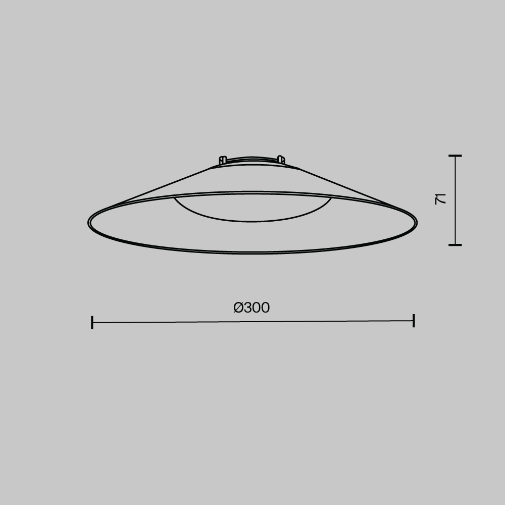 Подвесной светодиодный светильник 12Вт 3000K Maytoni Parity Campana TR127B-12W3K-W