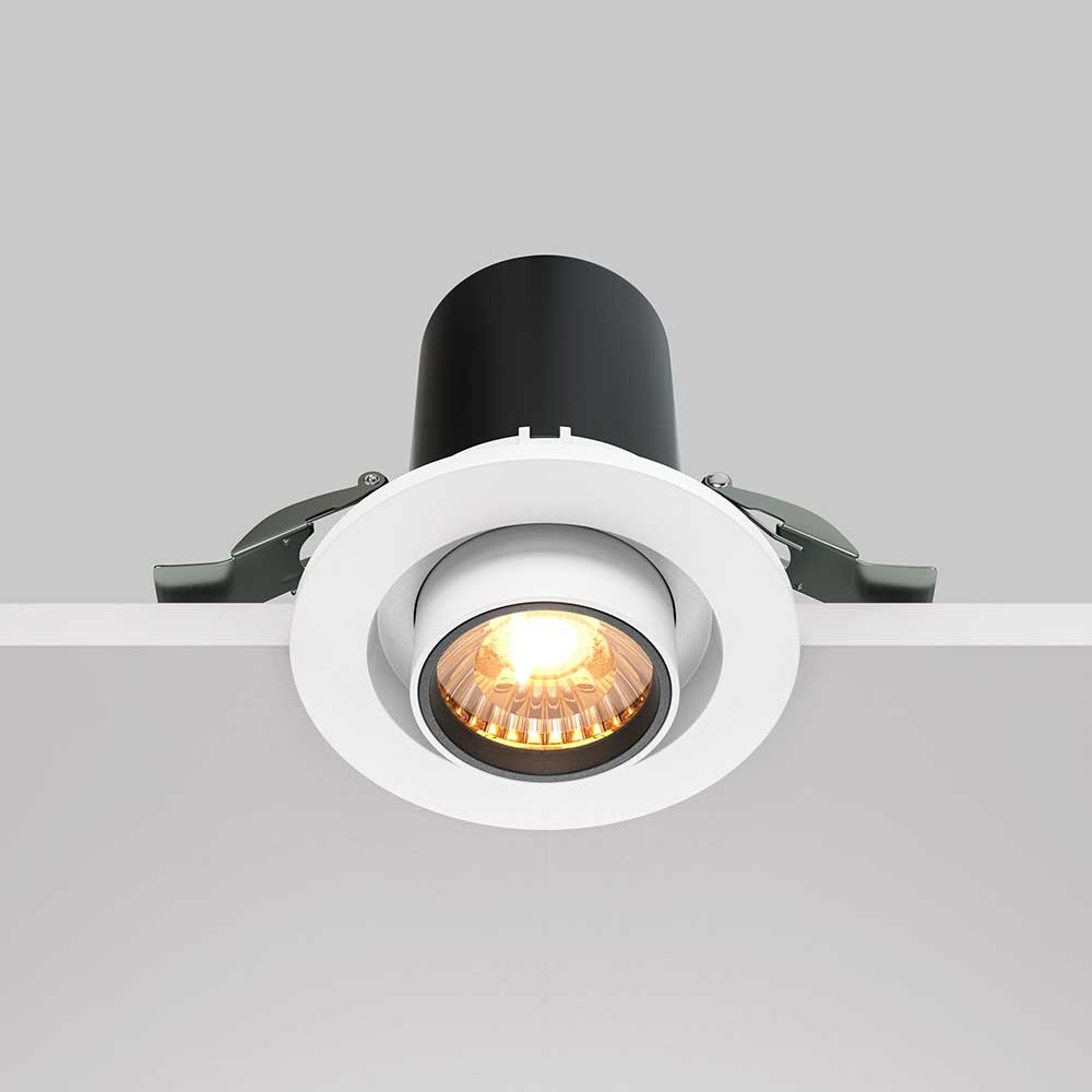 Встраиваемый светодиодный спот Maytoni Hidden DL045-01-10W3K-W