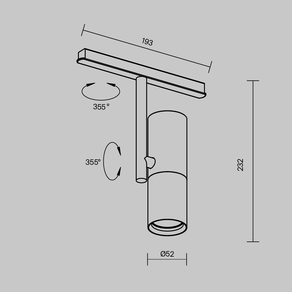 Трековый светильник Maytoni Exility Elti 4000K 12Вт 36 TR005-2-12W4K-B