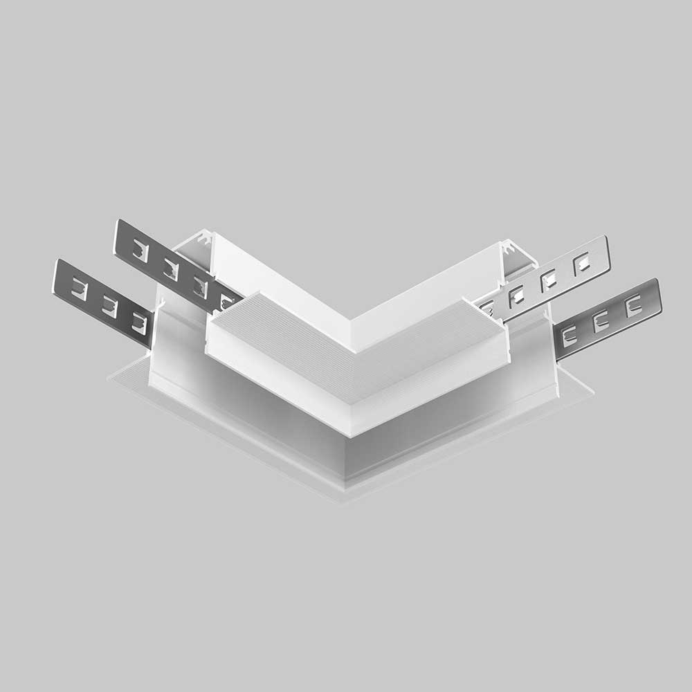 Коннектор угловой встраиваемый под ГКЛ 12,5мм Maytoni Exility TRA034CL-42.12W