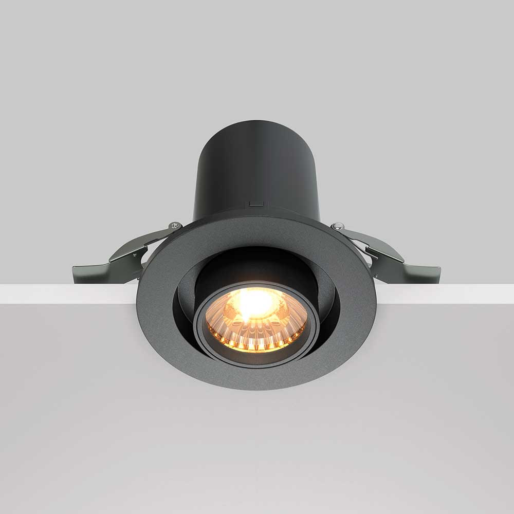 Встраиваемый светодиодный спот Maytoni Hidden DL045-01-10W3K-B