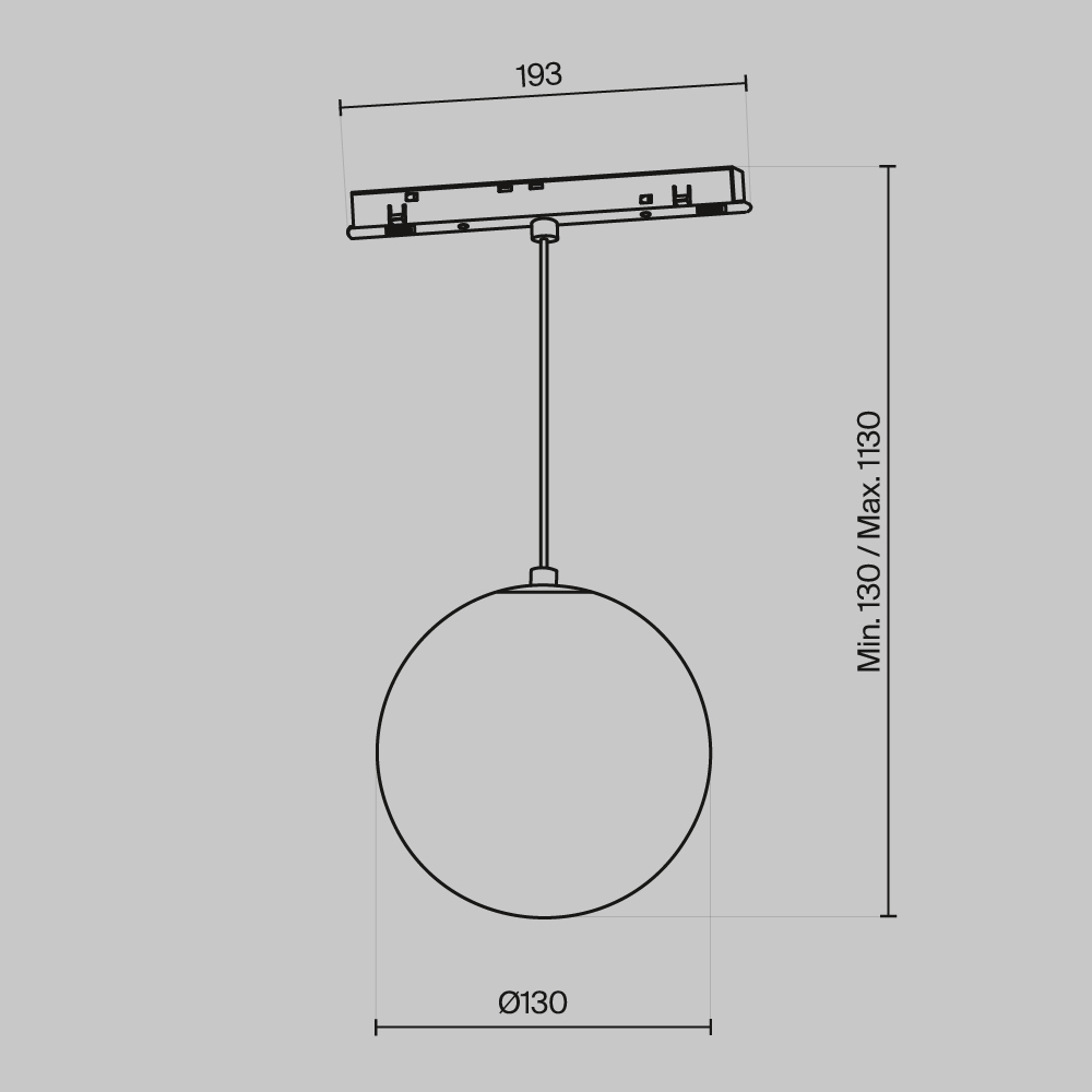 Трековый светильник Maytoni Exility Luna 2700-6000K 5Вт 360 Dim Dali TR039-4-5WTW-DD-W