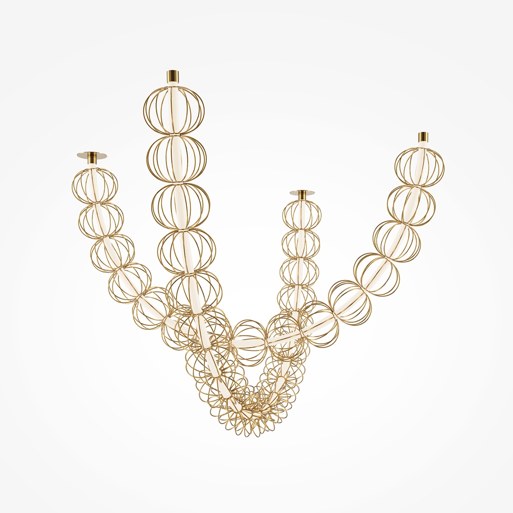 Подвесной светильник Maytoni Golden Cage MOD216PL-L42G3K