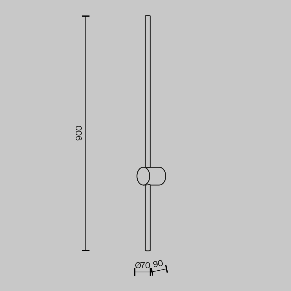 Настенный светильник бра Maytoni Light stick MOD237WL-L11BS3K