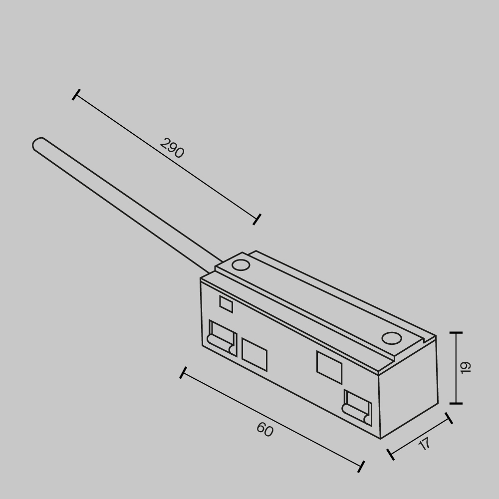 Ввод питания Maytoni Exility TRA034B-42W-1