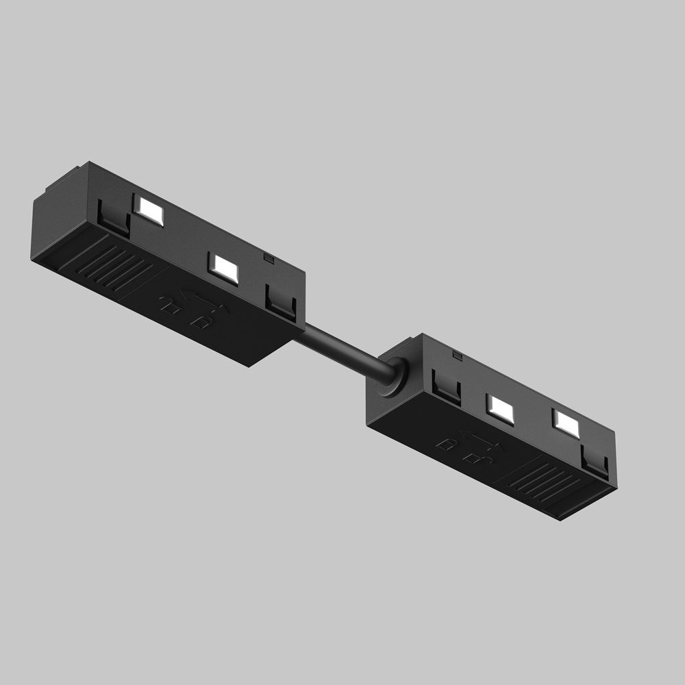 Коннектор питания прямой гибкий 5см Maytoni Exility TRA034CPC-42B-5-1
