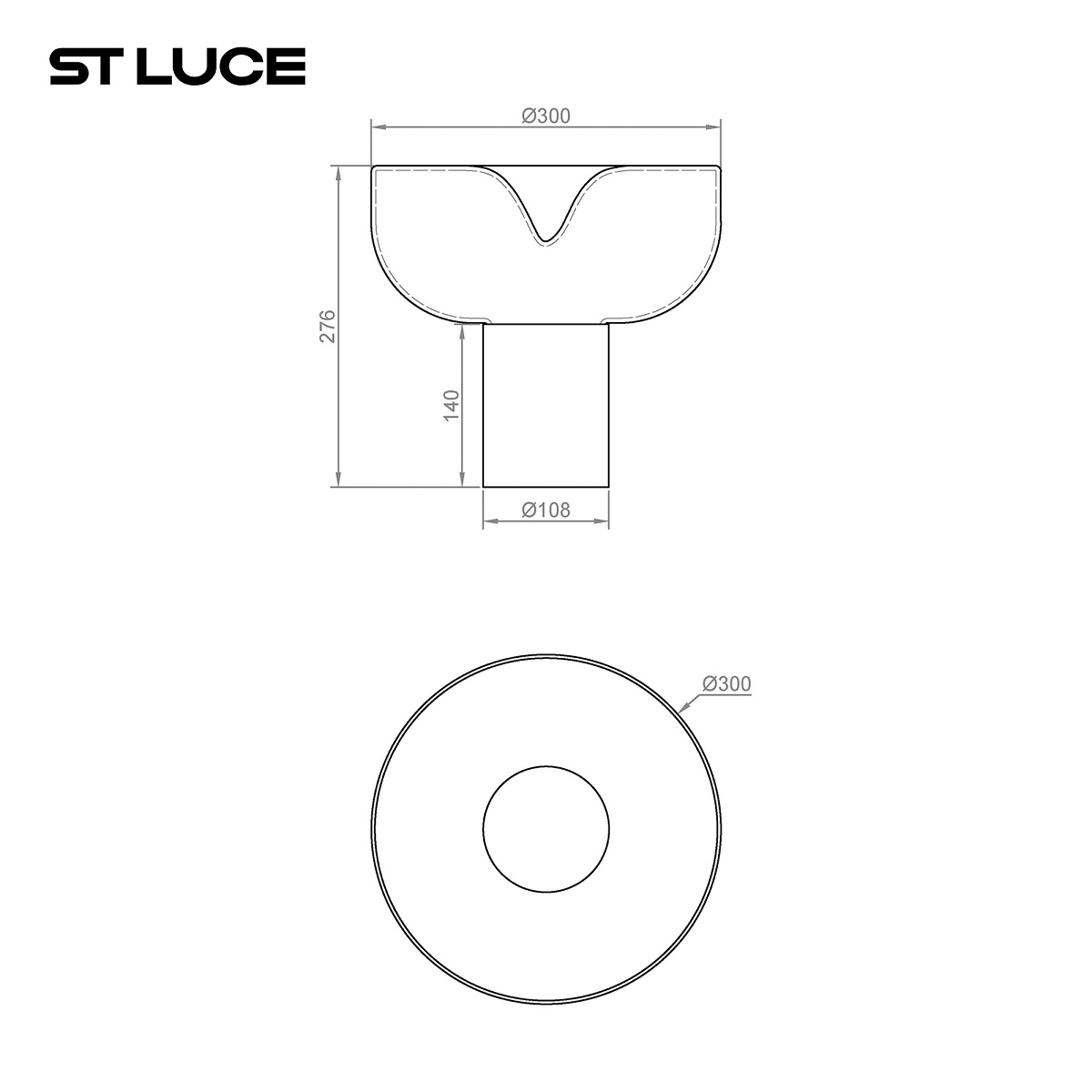 Настольная лампа ST Luce Ripple SL6014.404.01