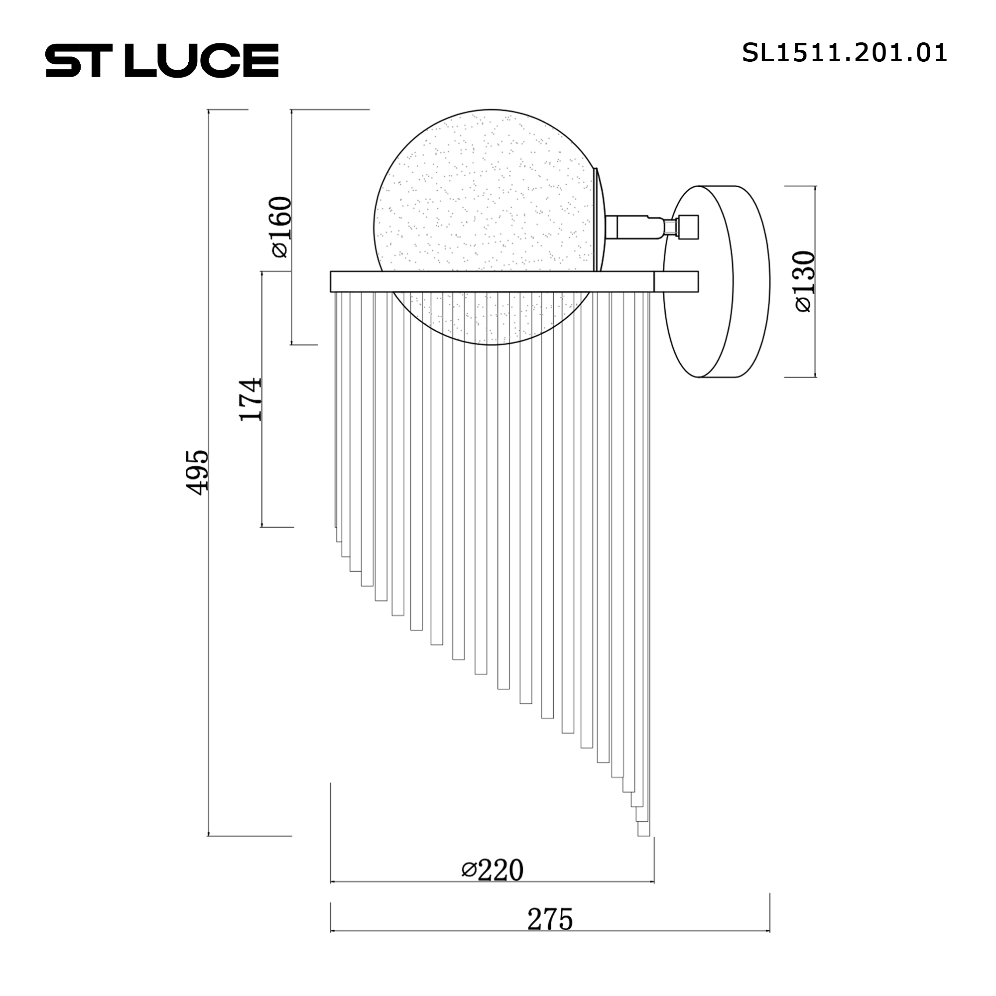 Бра ST Luce Allegro SL1511.201.01