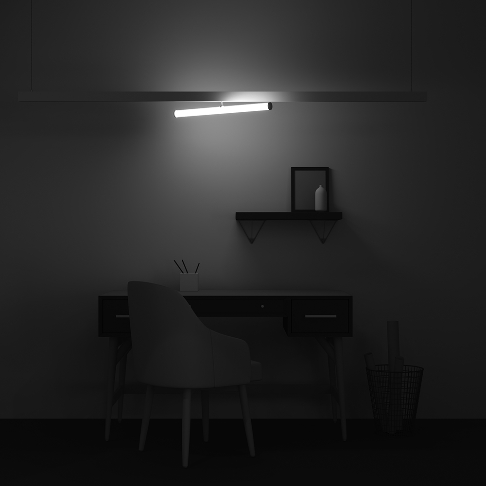 Трековый светильник Maytoni Exility Larc 2700-6000K 25Вт 360 Dim Smart TR086-4-25W-DS-W