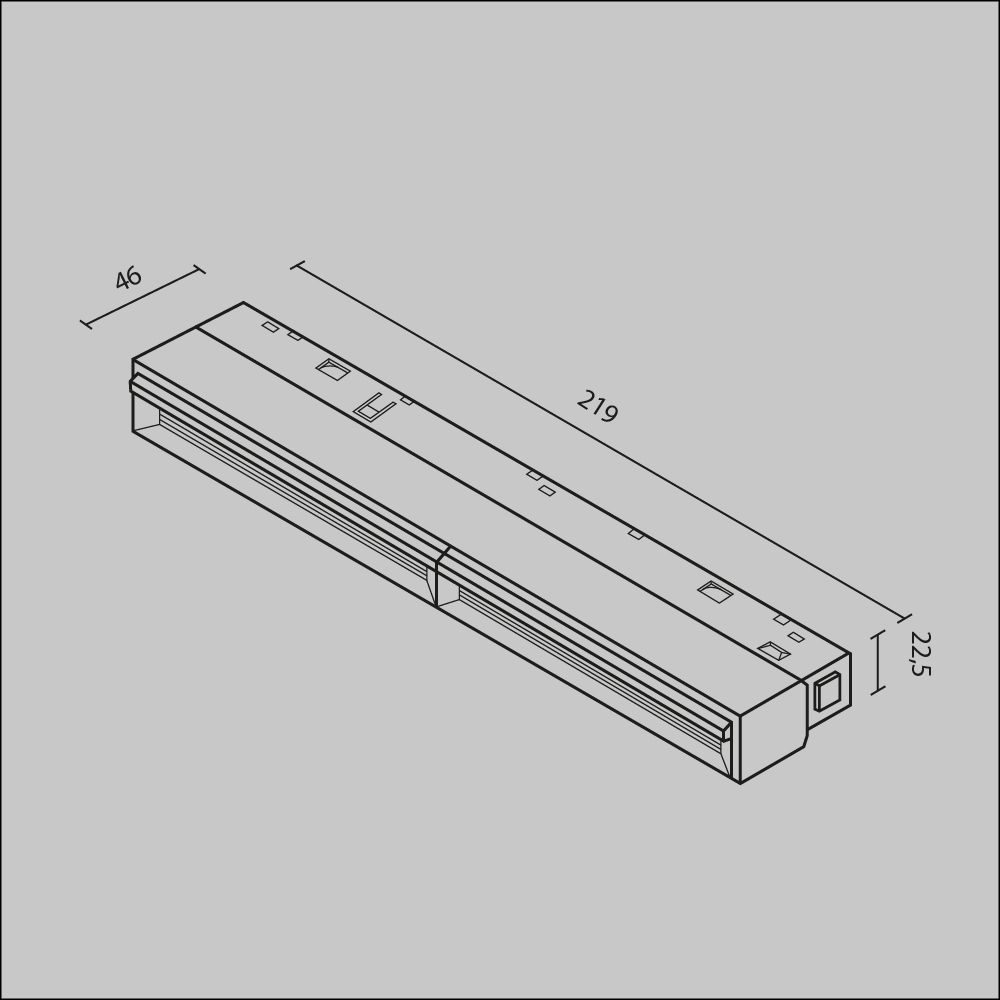 Трековый светильник Maytoni Exility Parete 4000K 12Вт 120 TR106-2-12W4K-W