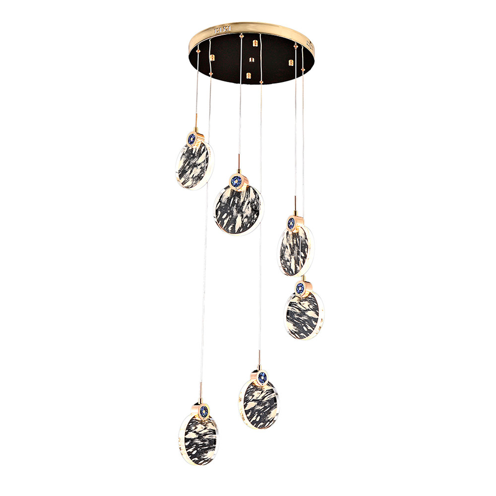 Подвесная светодиодная люстра Kink Light Викси 07857-6A,33