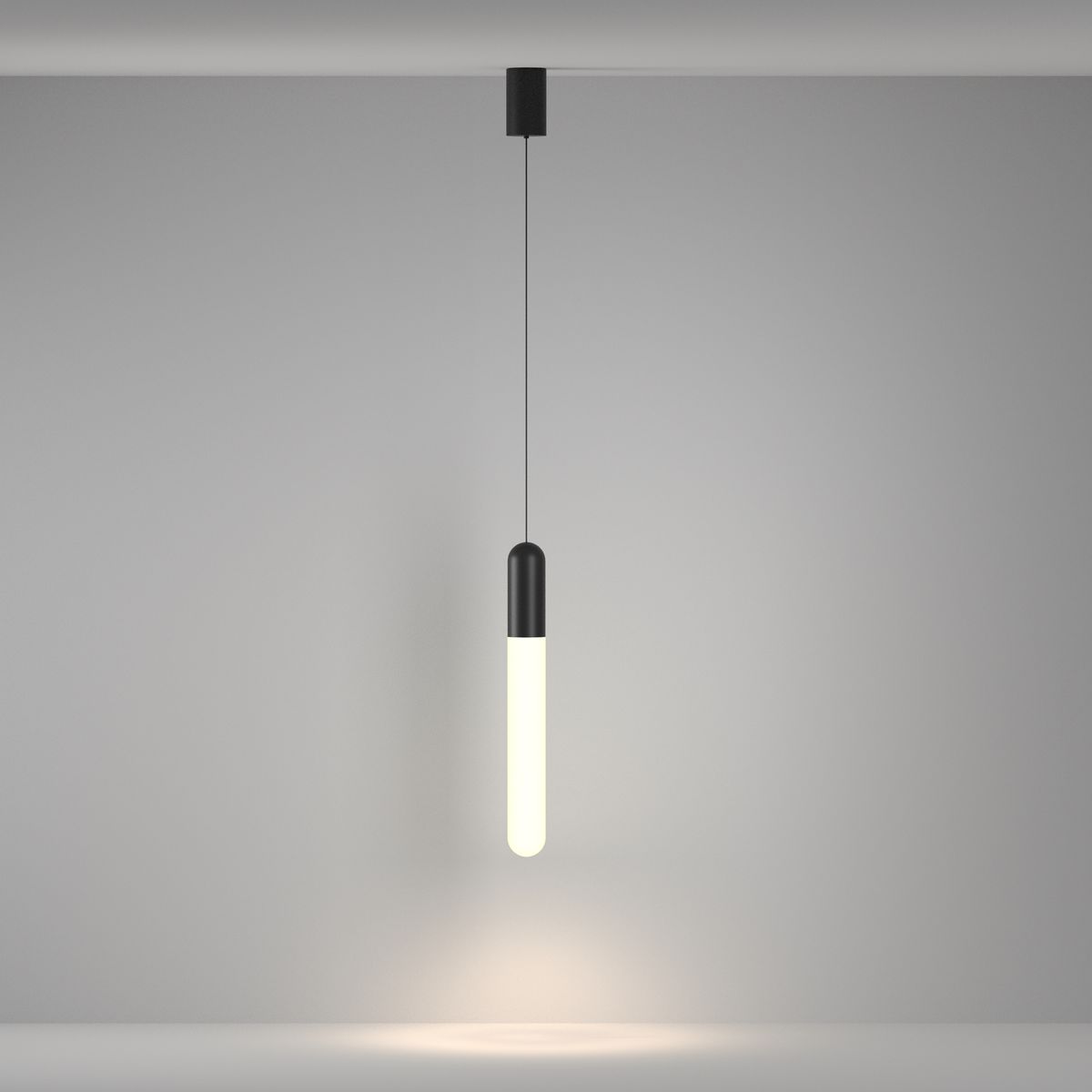 Подвесной светодиодный светильник Maytoni Mist P101PL-L500-12W3K-B