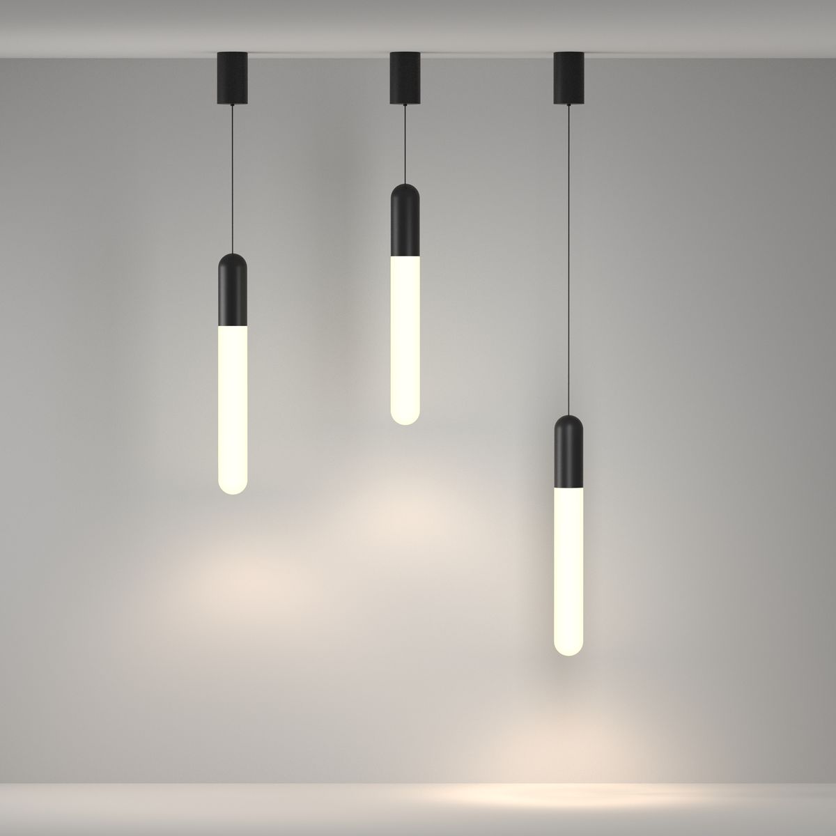 Подвесной светодиодный светильник Maytoni Mist P101PL-L500-12W3K-B