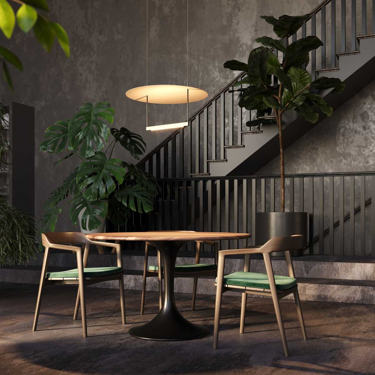 Подвесной светодиодный светильник Maytoni Ambience MOD280PL-L30B3K1
