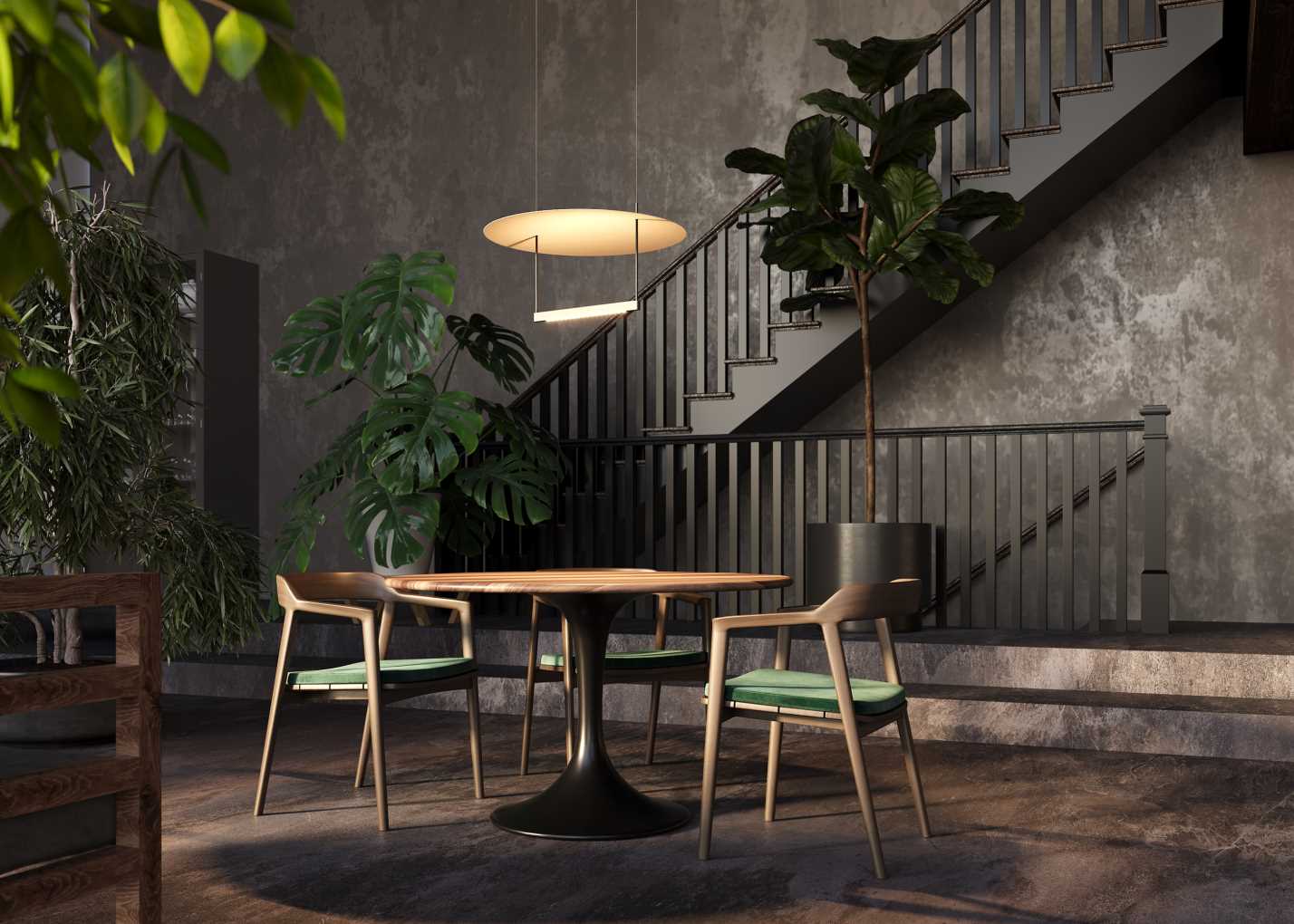 Подвесной светодиодный светильник Maytoni Ambience MOD280PL-L30B3K1