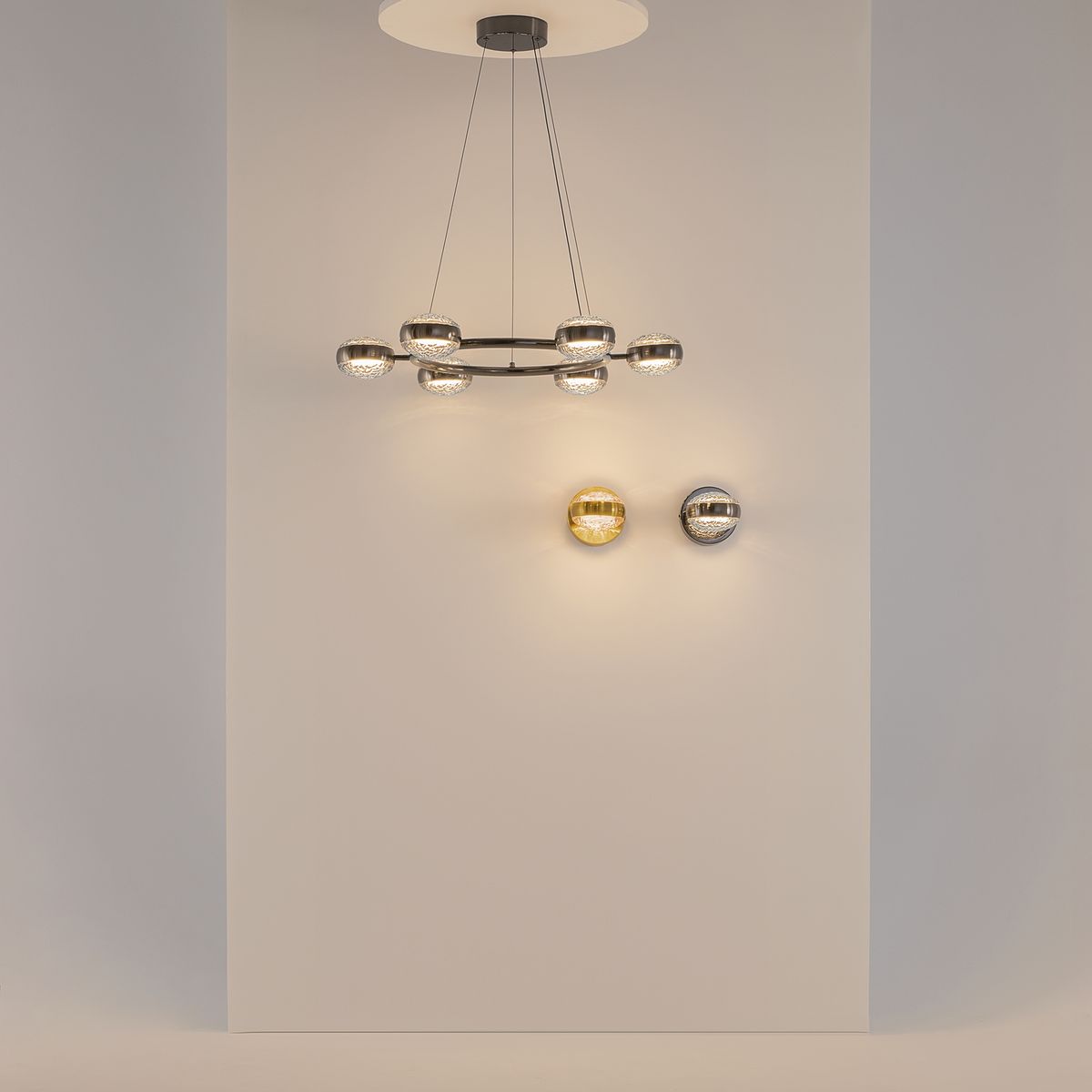 Подвесная светодиодная люстра Maytoni Mind MOD299PL-L60BC3K