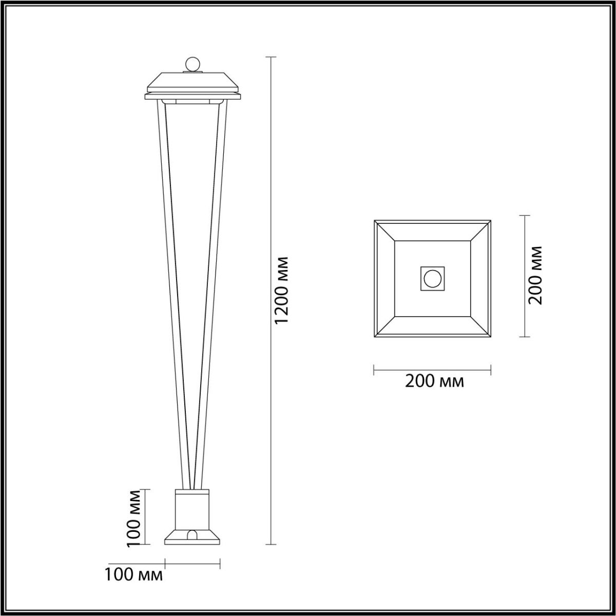 Уличный светодиодный светильник Odeon Light Bearitz 6655/12GA3