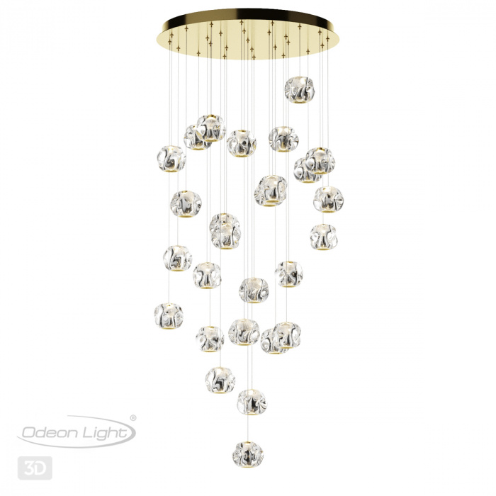 Каскадная светодиодная люстра Odeon Light L-Vision Jemstone 5085/120L