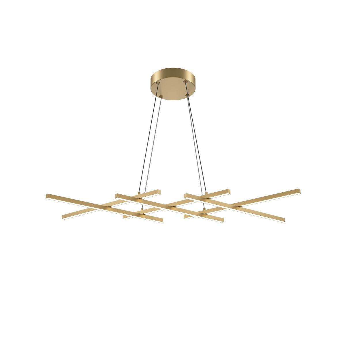 Подвесная светодиодная люстра Maytoni Halo MOD244PL-L50BSK