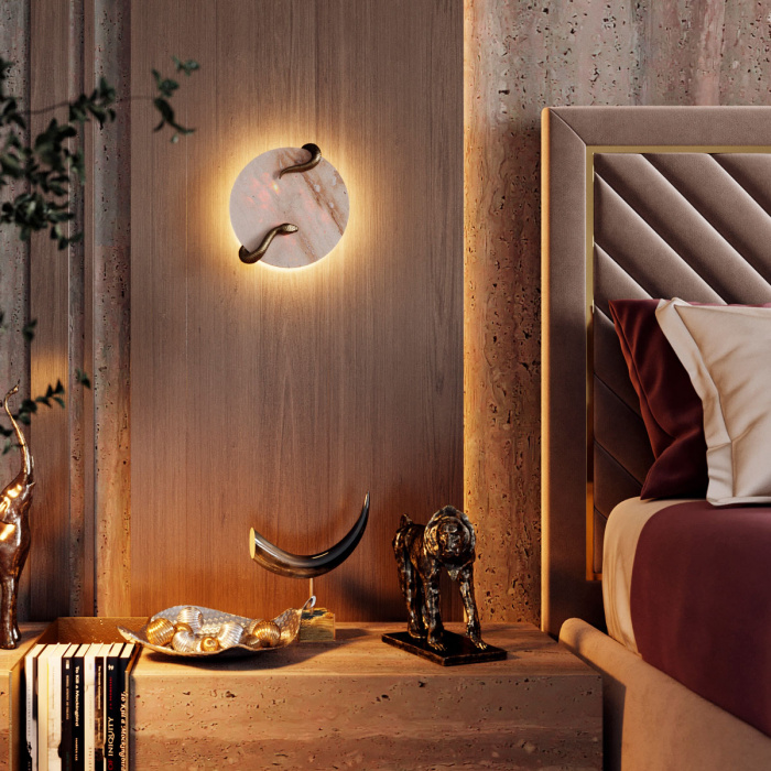 Настенный светодиодный светильник Odeon Light Snake 7033/10WL