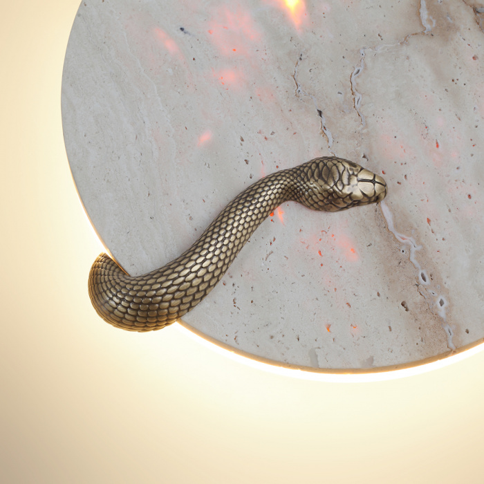 Настенный светодиодный светильник Odeon Light Snake 7033/10WL