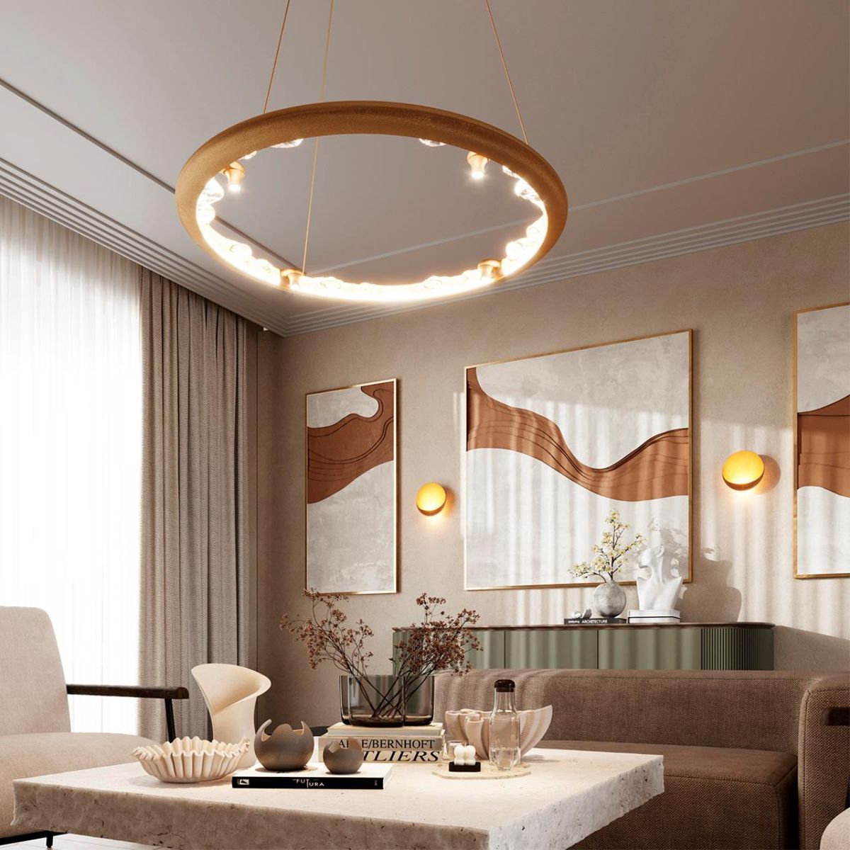 Подвесной светодиодный светильник Odeon Light Cayon 7002/55L