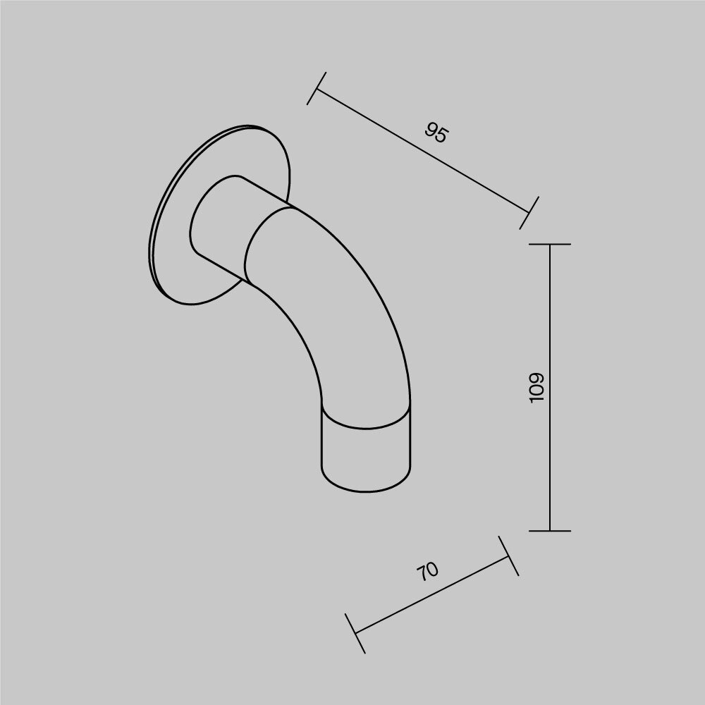 Бра Maytoni Sleek O477WL-L2GF3K