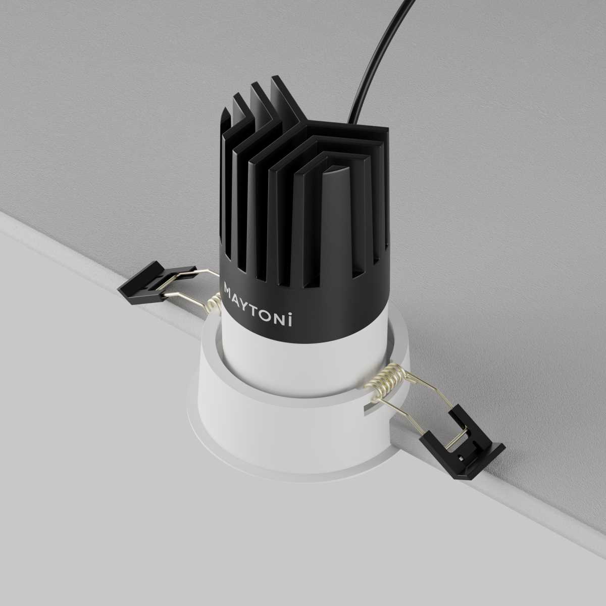 Встраиваемый светильник Maytoni Dip DL118-15W-4K-W