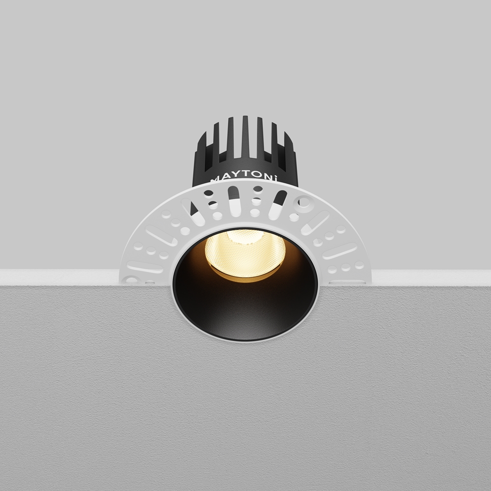 Встраиваемый светильник Maytoni Dip DL119-10W-2.7K-TRS-B