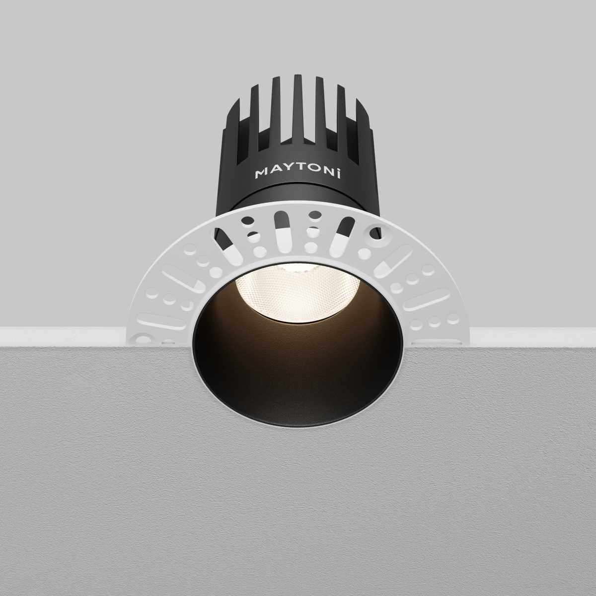 Встраиваемый светильник Maytoni Dip DL122-15W-4K-TRS-B